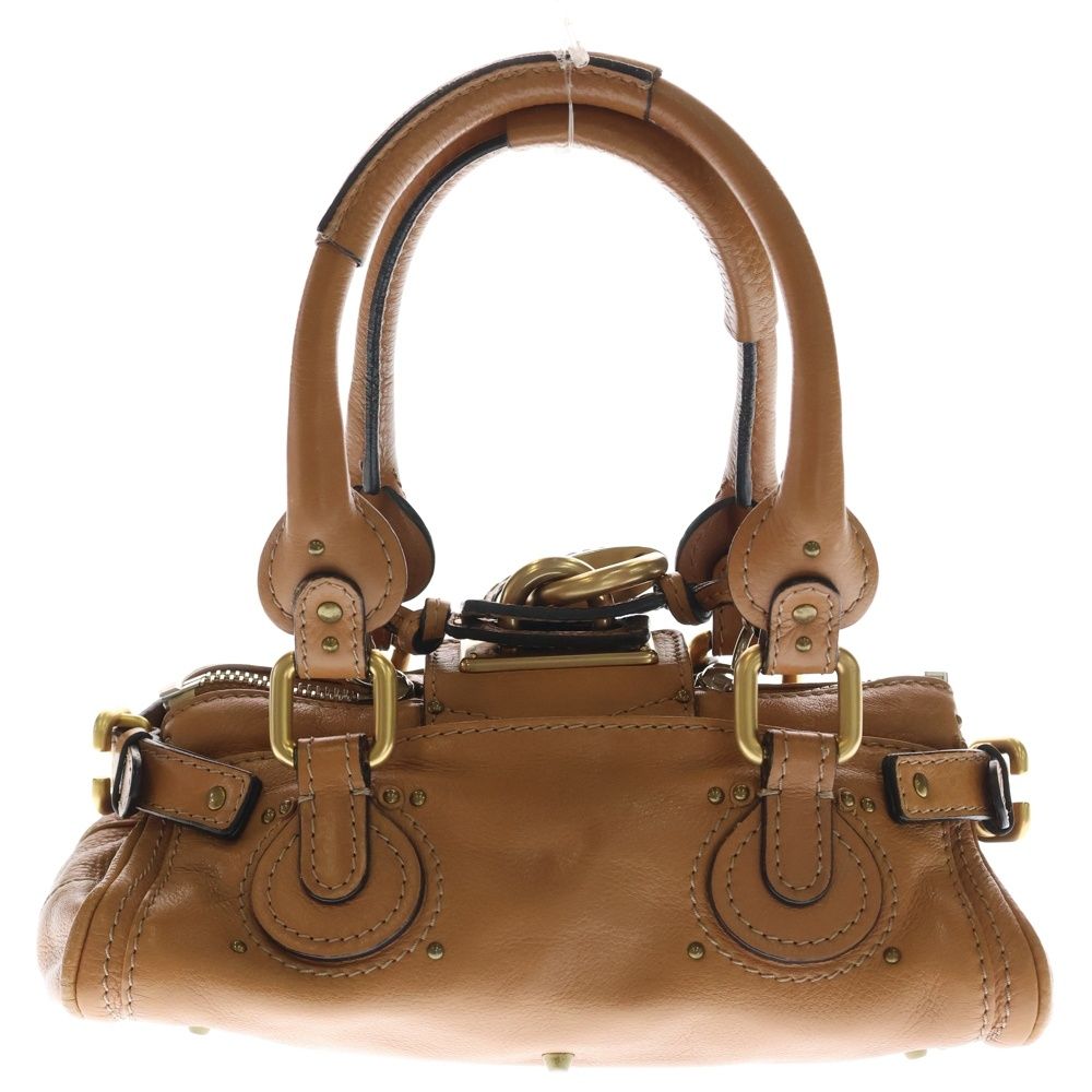 Chloe (クロエ) ミニパディントン レザー ハンドバッグ ブラウン