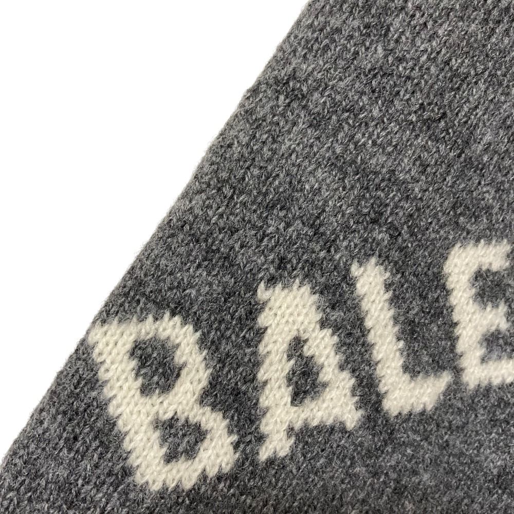 美品 BALENCIAGA バレンシアガ Logo Knit Sweater ロゴニットセーター