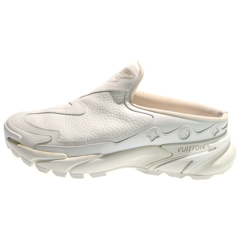 LOUIS VUITTON ルイヴィトン タティックライン モノグラムフラワー ミュール ホワイト