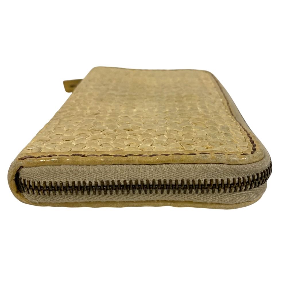 廃盤✨HENRY CUIR メッシュ 長財布 ラウンドファスナー ジップ レザー HENRY CUIR アンリークイール メッシュ レザー ラウンドファスナー