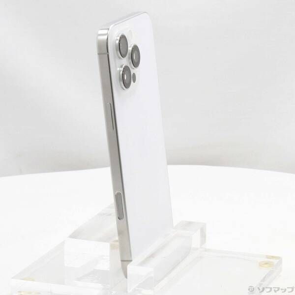 中古品〕 iPhone16 Pro Max 256GB ホワイトチタニウム MYWH3J／A SIM