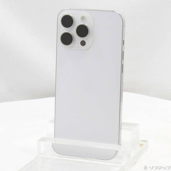 中古品〕 iPhone16 Pro Max 256GB ホワイトチタニウム MYWH3J／A SIM