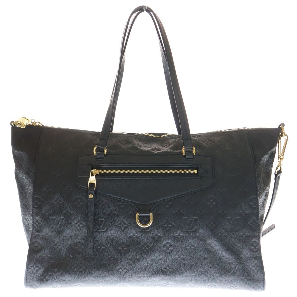 LOUIS VUITTON ルイヴィトン モノグラムアンプラント ルミニューズGM トートバッグ ハンドバッグ ショルダーバッグ ブラック レザー M 93420 ゴールド金具