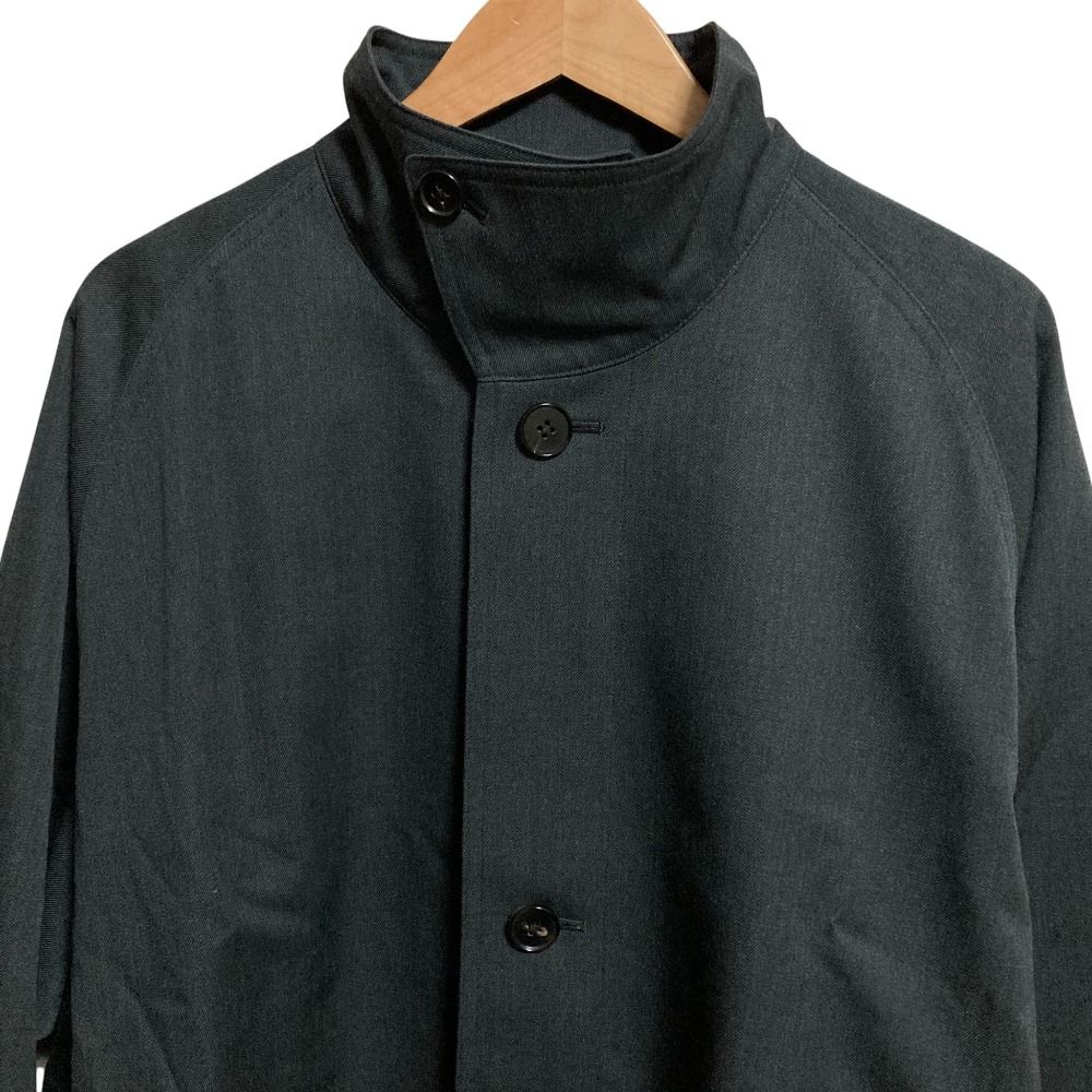 美品 CABaN キャバン ウールギャバジン スタンドカラーコート Sサイズ