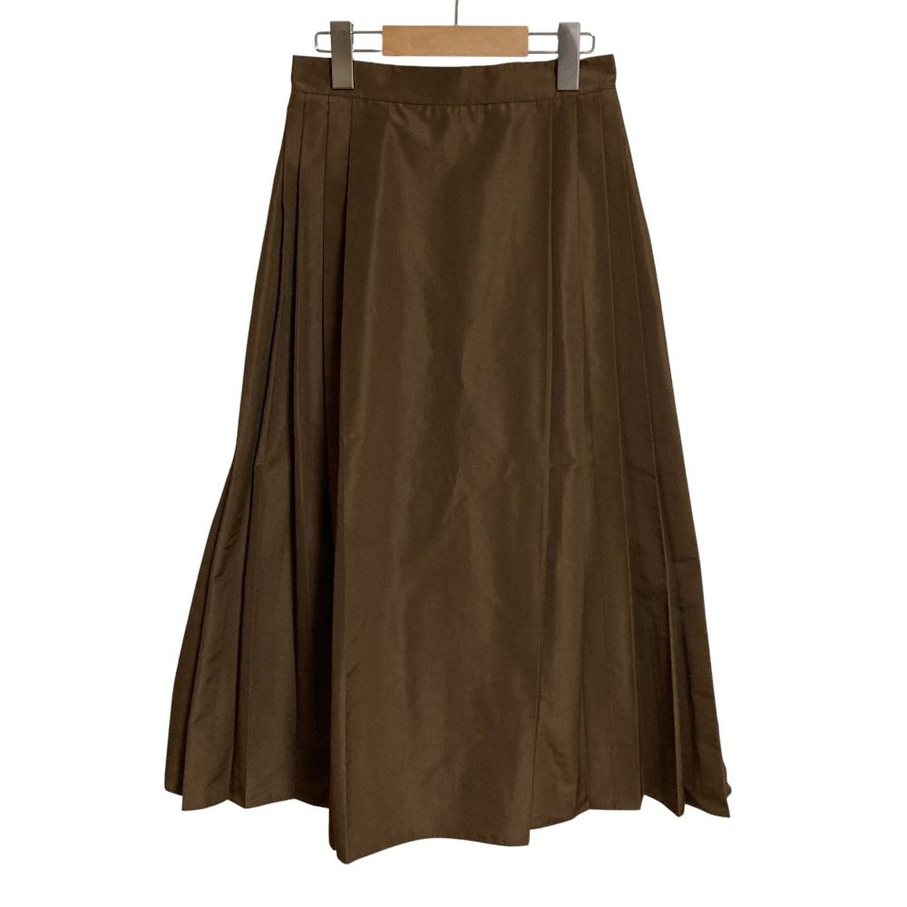 美品 FENDI フェンディ ロングプリーツ タフタスカート サイズ36