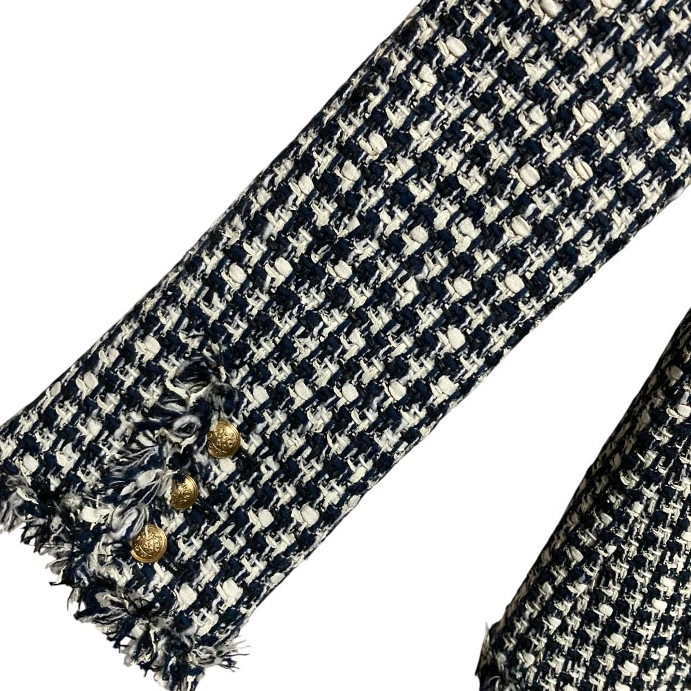 美品 23SS Whim Gazette ウィムガゼット リントン ツイードジャケット 