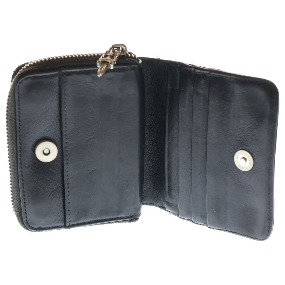CHROME HEARTS (クロムハーツ) SQ ZIP BILL スクエアジップビル レザー