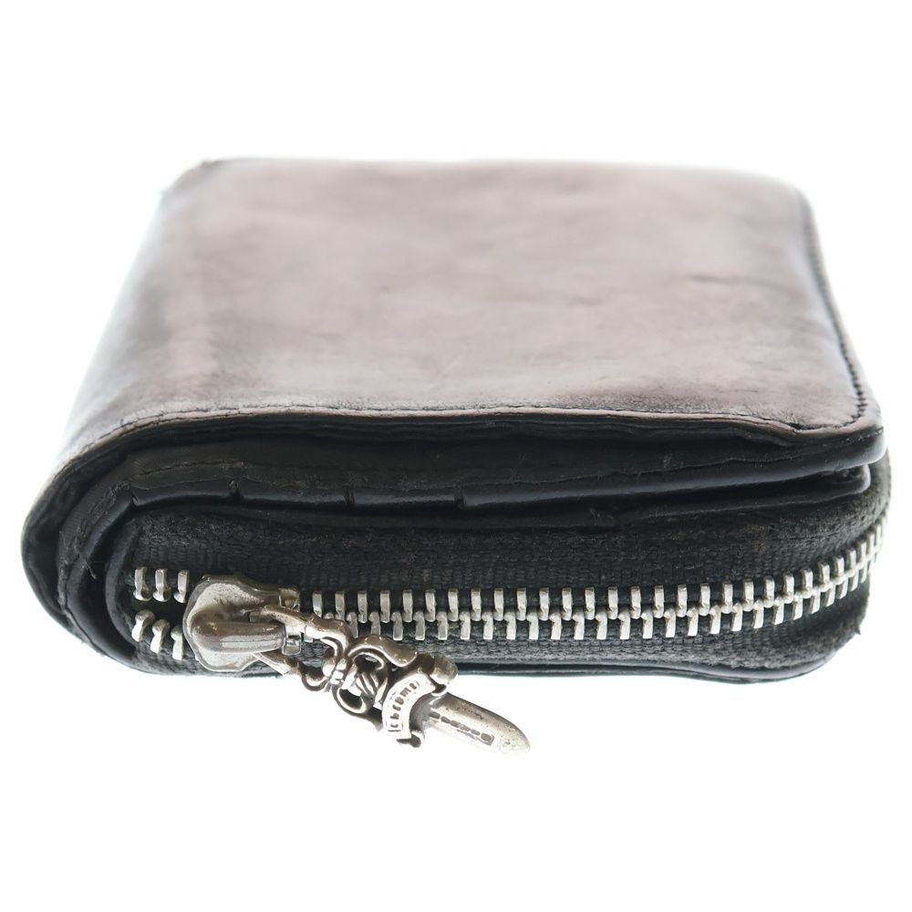 CHROME HEARTS (クロムハーツ) SQ ZIP BILL スクエアジップビル レザー