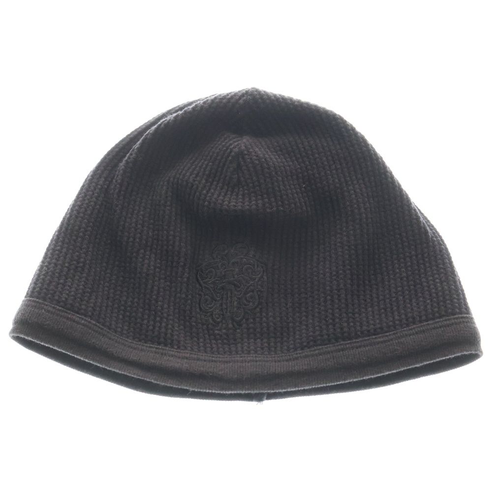 CHROME HEARTS クロムハーツ VINE DAGGER THERMAL BEANIE ヴァインダガーデザイン サーマル ビーニー ニット帽 ブラック