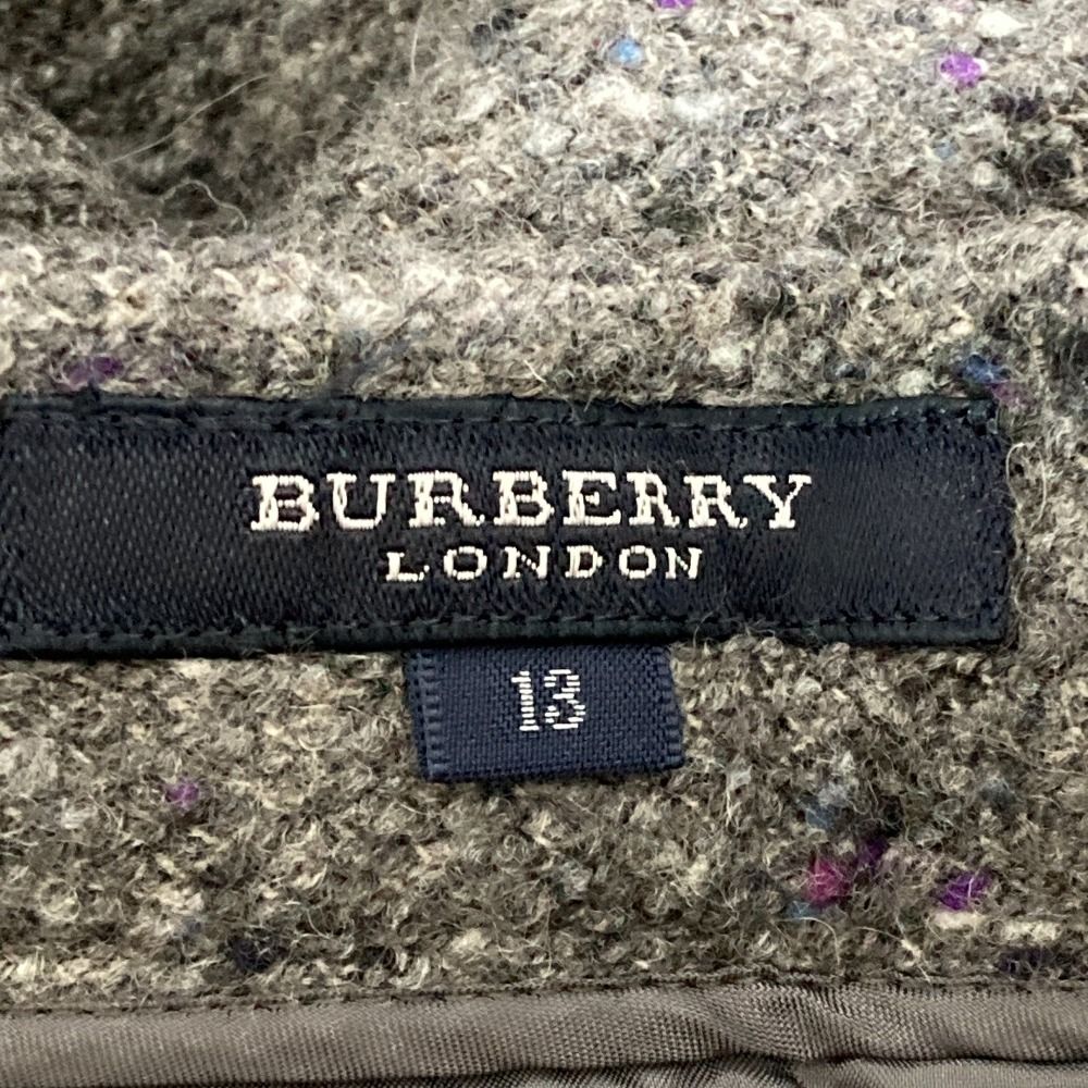 美品 BURBERRY LONDON バーバリー ロンドン ツイード スカート サイズ