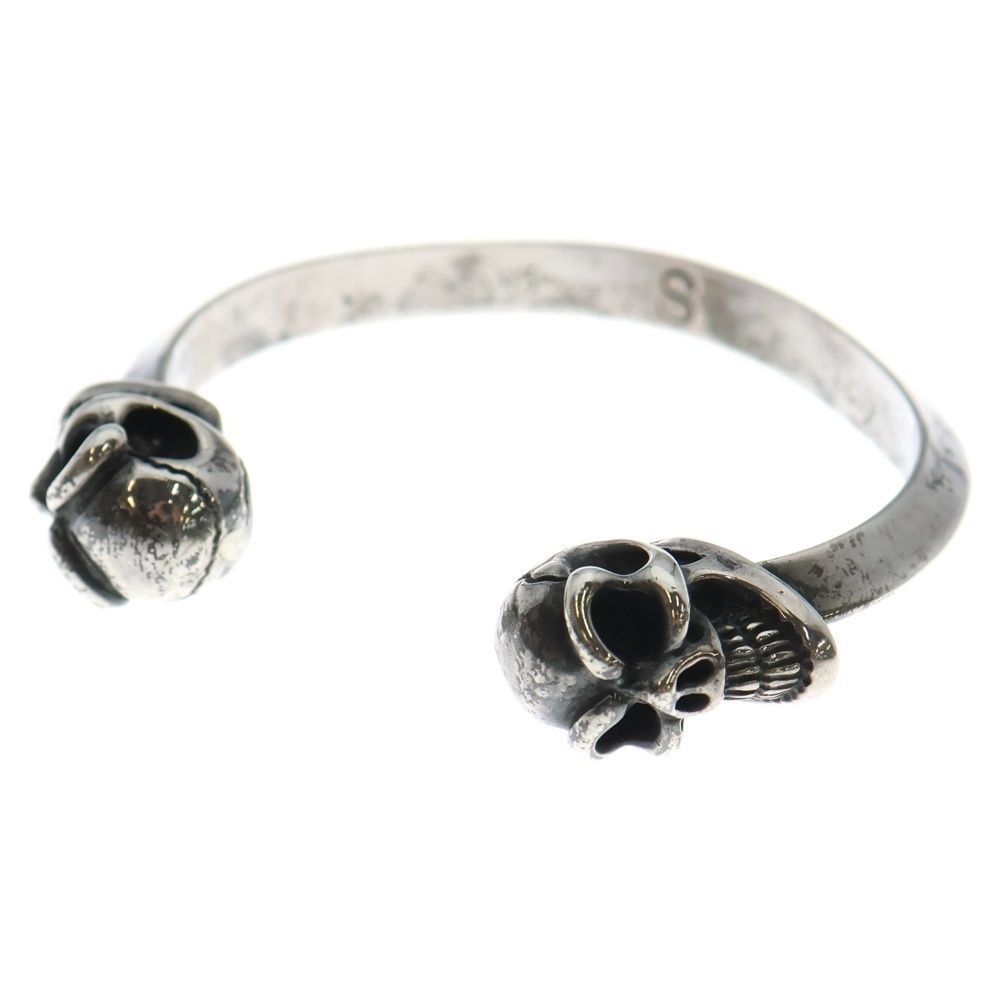 Bill Wall Leather|BWL ビルウォールレザー GOOD LUCK SKULL BANGLE グッドラックスカルバングル ブレスレット シルバー