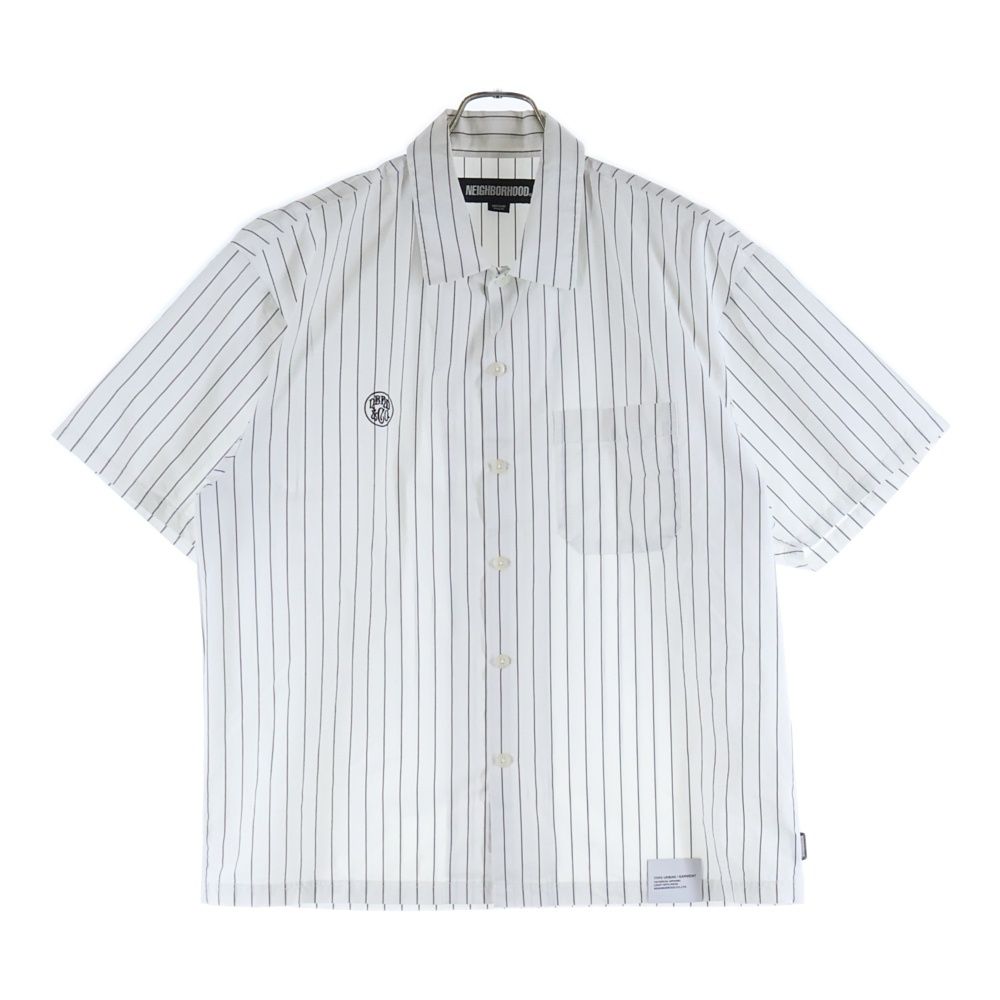 NEIGHBORHOOD ストライプシャツ XL NEIGHBORHOOD (ネイバーフッド) 25SS STRIPE WORK SHIRT SS ストライプ