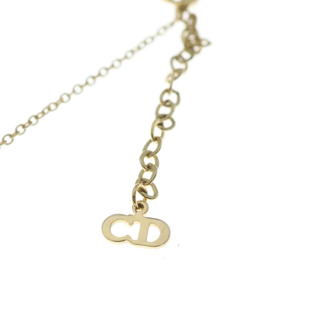 Christian Dior (クリスチャンディオール) CDロゴ ハートネックレス