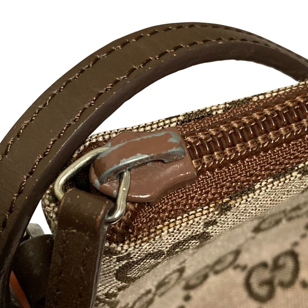  GUCCI グッチ GG柄 アクセサリーポーチ 039 1103 ピンクベージュ レディース 古着 ポーチ バッグ