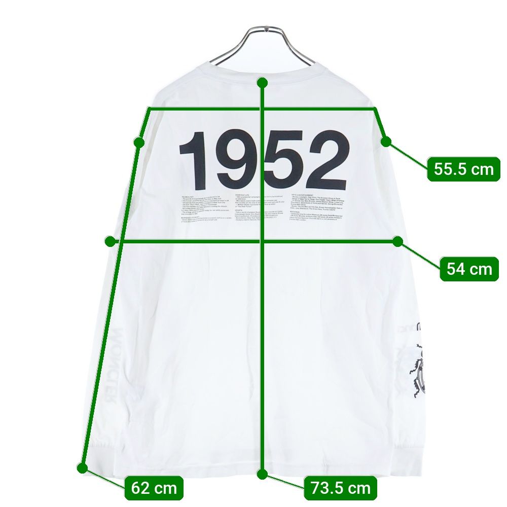 MONCLER GENIUS (モンクレール ジーニアス) 21SS 1952 LOGO PRINT L/S