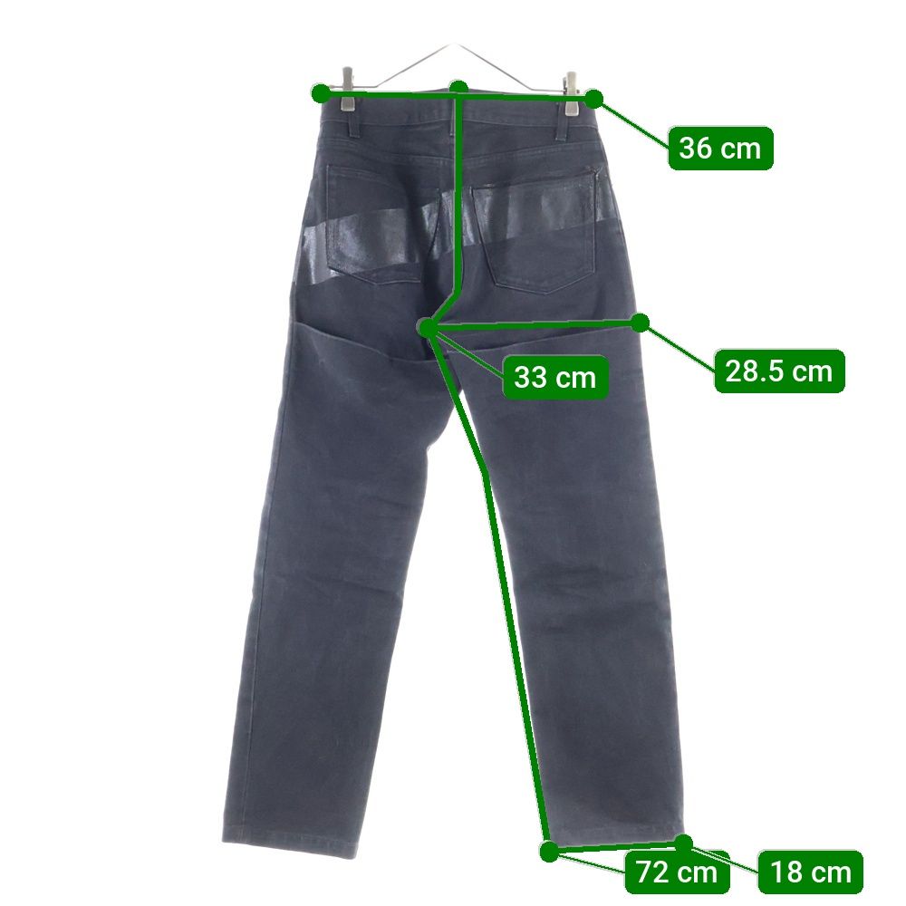 Helmut Lang　ヘルムートラング　本人期　デニムパンツ　GTRタグ HELMUT LANG (ヘルムートラング) 1997年 本人期 GTRタグ ラバー ライン