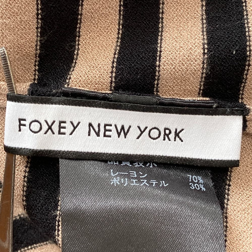 FOXEY NEW YORK フォクシーニューヨーク ボーダーニット 33103 サイズ