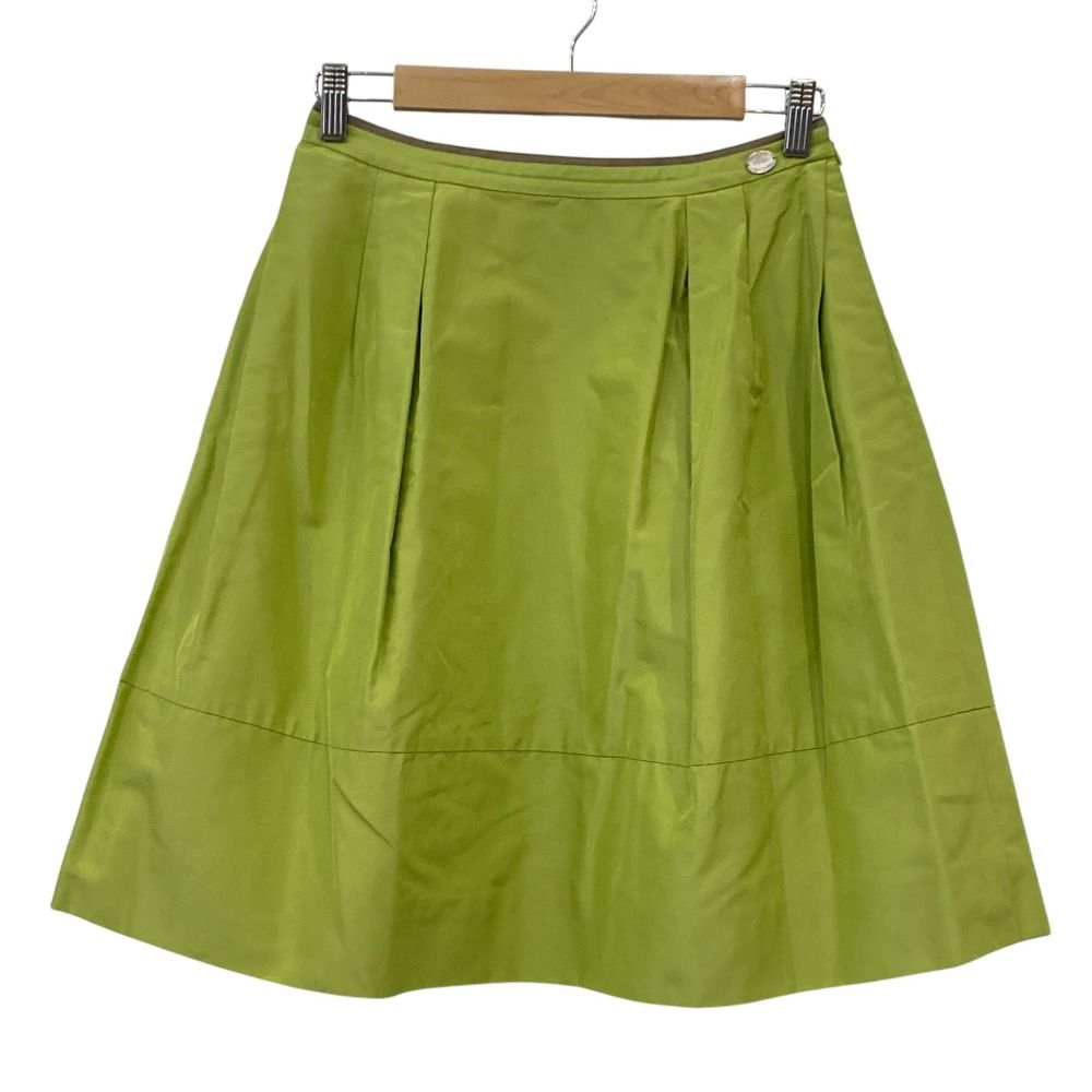 FOXEY フォクシー ギャザースカート 31256 サイズ40 ライム レディース  
