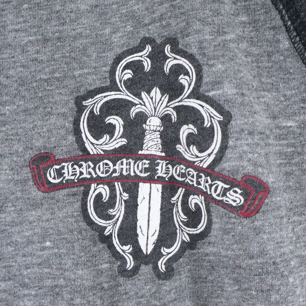 chrome hearts ラグラン dagger ダガー ラグランスリーブ CHROME HEARTS (クロムハーツ) OLD VINE DAGGER ダガーバックプリント