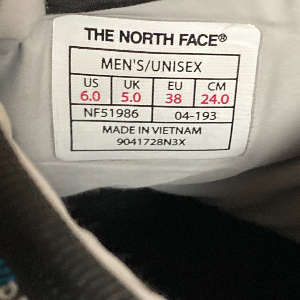 THE NORTH FACE ノースフェイス ヌプシ トラクション ライト 5 ウォータープルーフ チャッカ スニーカー NF 51986 24 cm ブラック メンズ レディース 古着 サイズ展開 スニーカー 