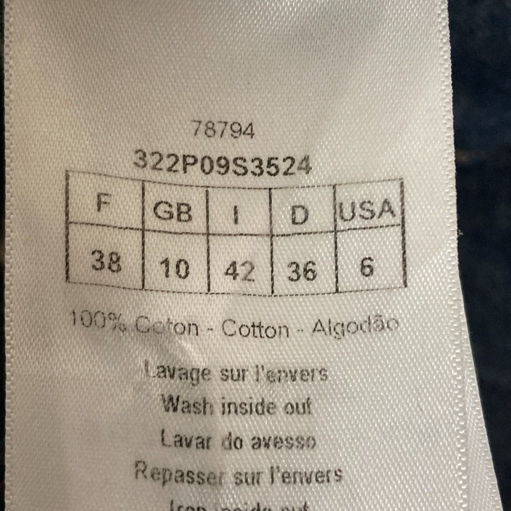 サイズ38 インディゴ