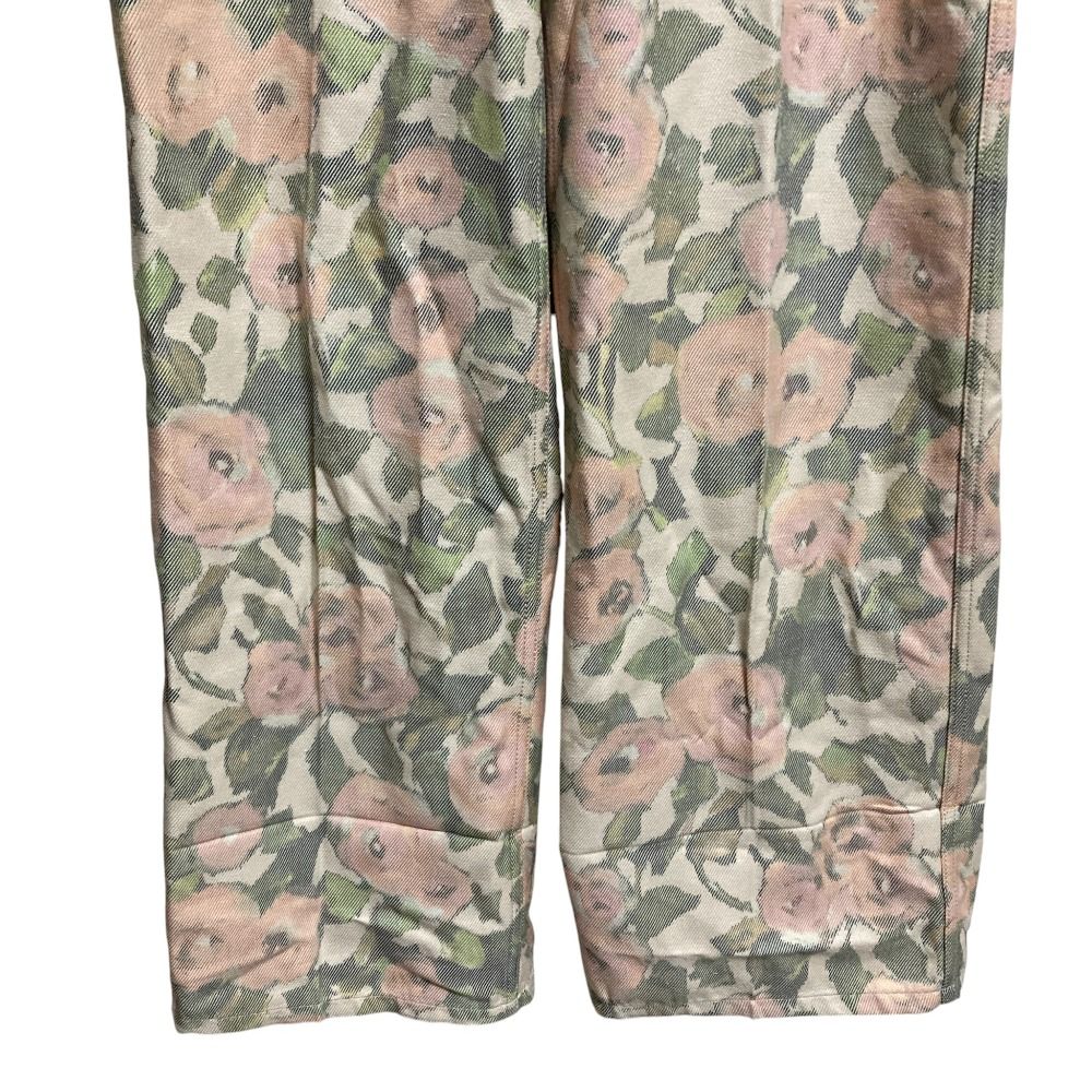 美品 Drawer ドゥロワー フラワープリント パンツ 6514-299-1400  