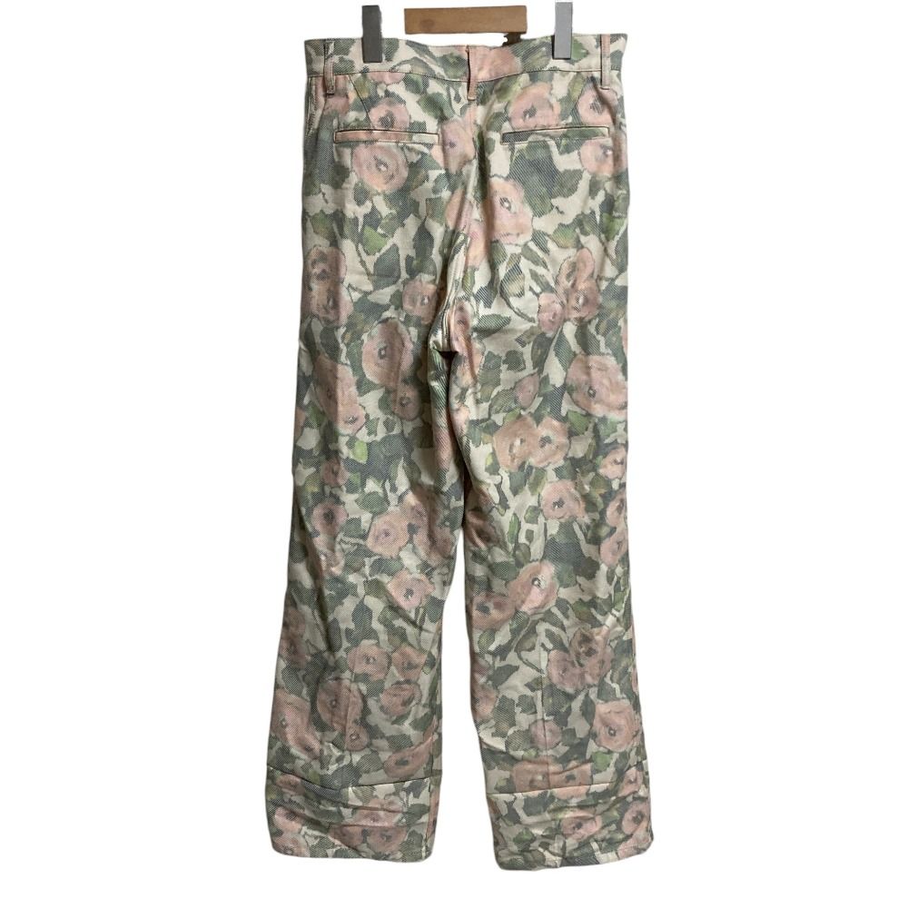 Drawer ドゥロワー フラワープリント パンツ 6514-299-1400 サイズ40 マルチカラー レディース 古着