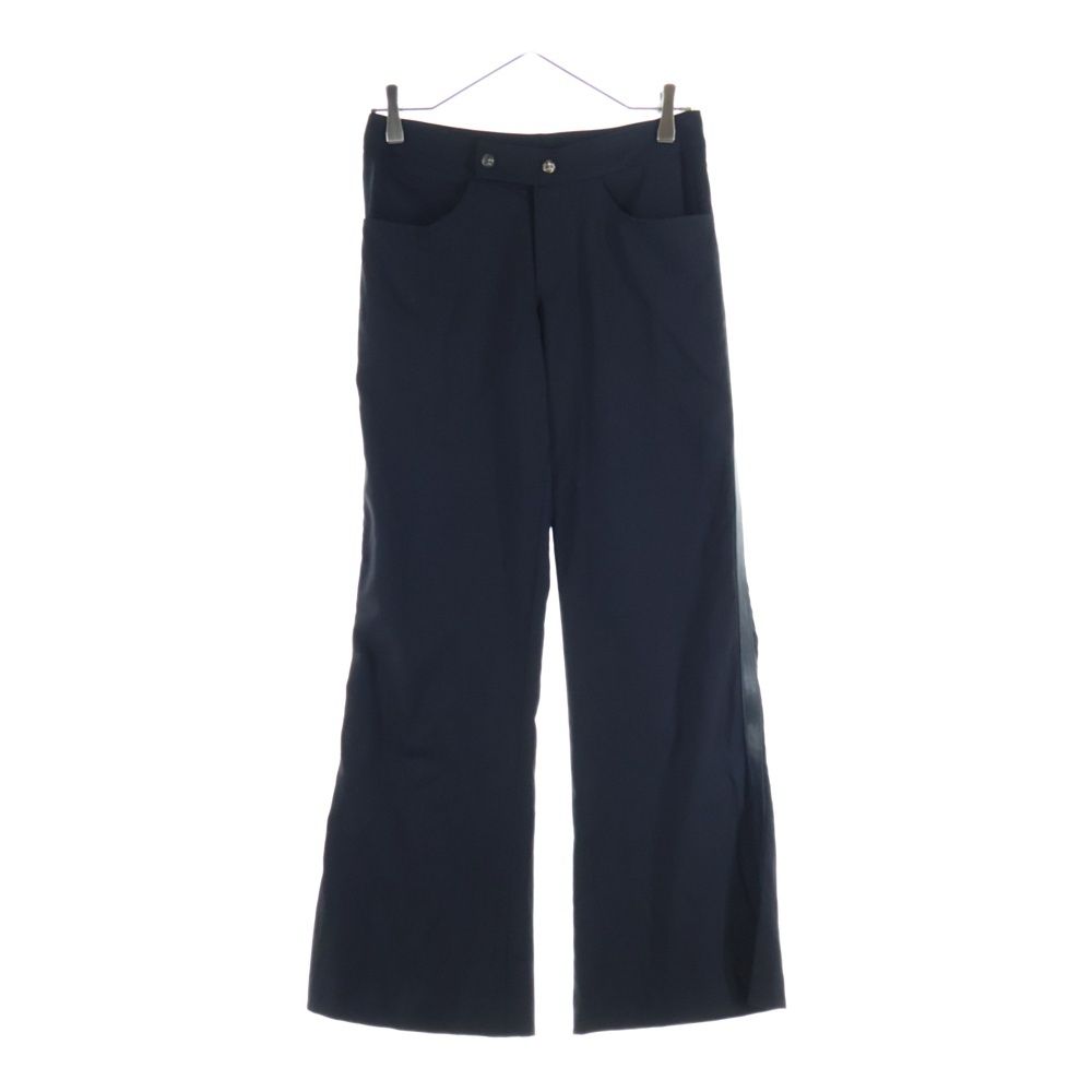 CHROME HEARTS クロムハーツ TAXEDO サイドレザーライン入り タキシードパンツ スラックスパンツ レディース ブラック