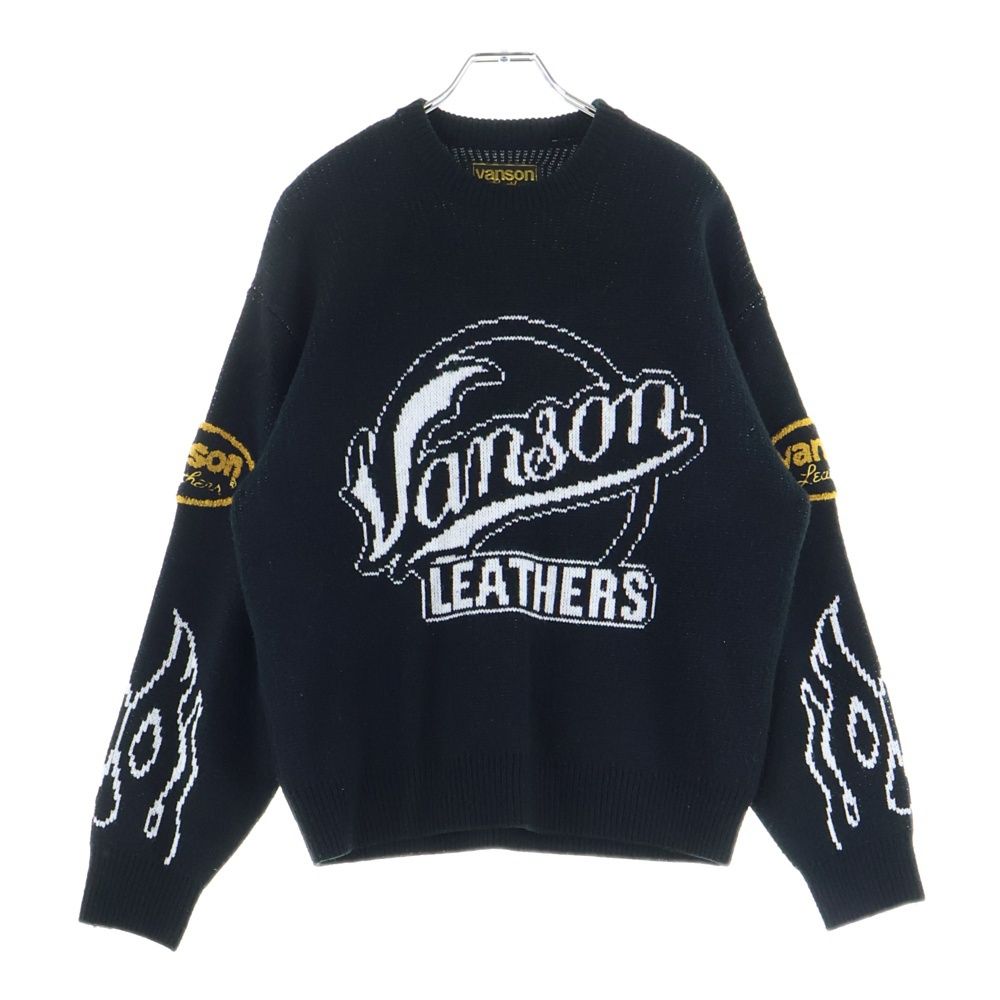 Vanson Supreme ニット　S SUPREME (シュプリーム) 22SS×Vanson Leathers Sweater バンソン