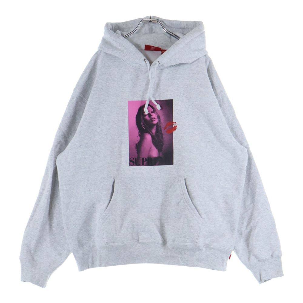 SUPREME シュプリーム 24 AW Kate Moss Hooded Sweatshirt ケイトモス フーデッド スウェットシャツ プルオーバーパーカー グレー