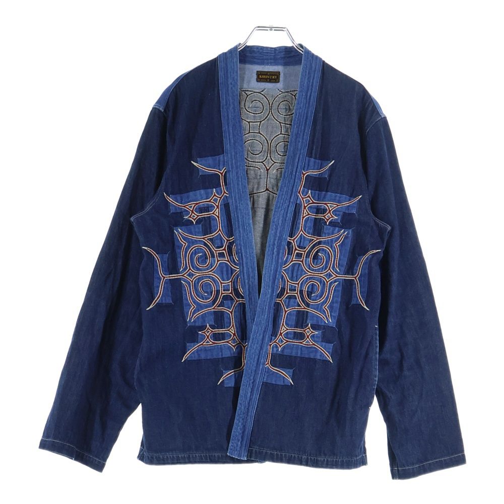 KAPITAL キャピタル KOUNTRY カントリー フロント刺繍 デニムシャツ インディゴ