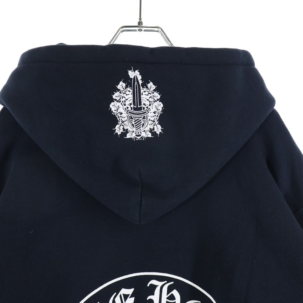 CHROME HEARTS (クロムハーツ) OLD HORSESHOE ZIP HOODIE オールド