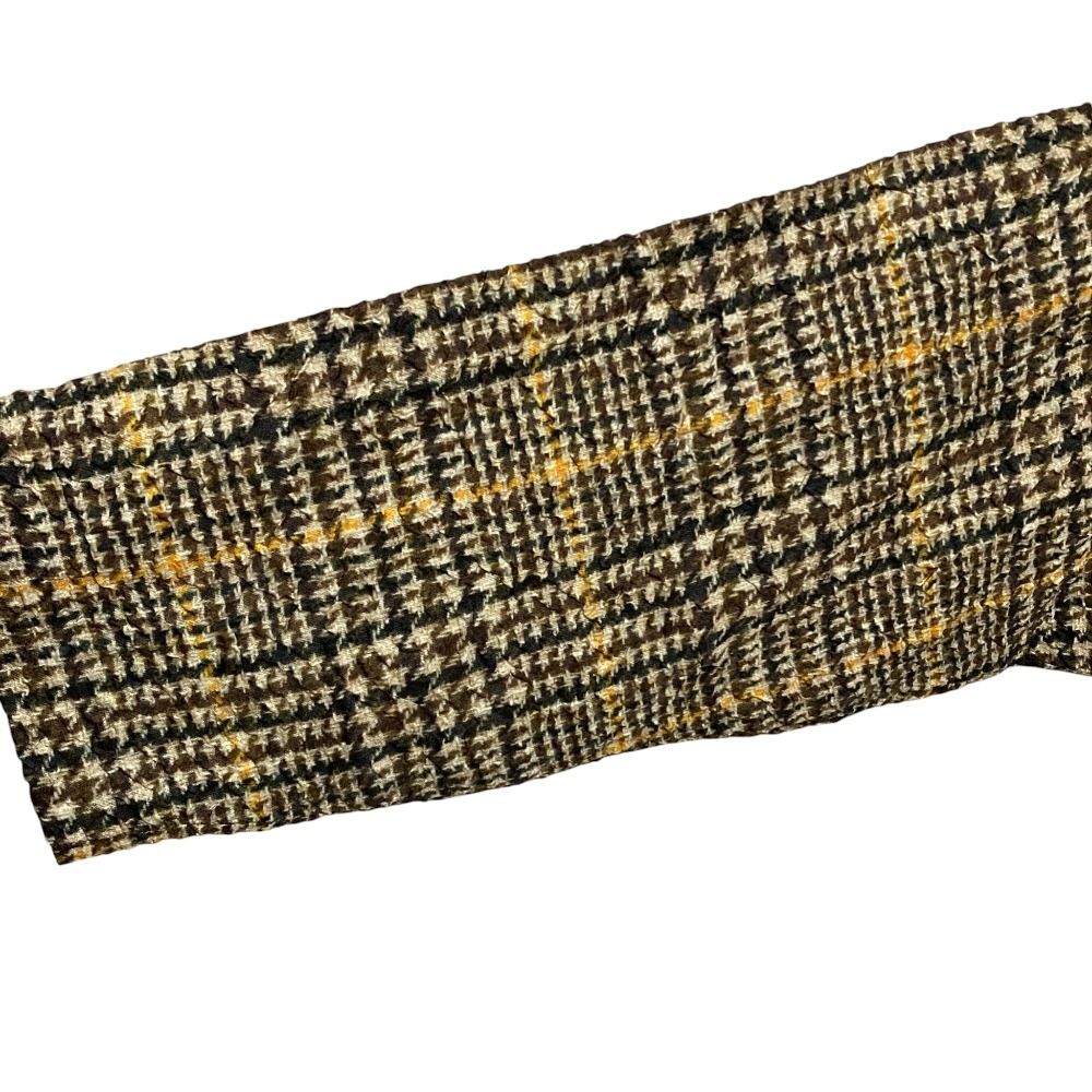 美品 CELINE セリーヌ フィービー期 チェック転写プリント シルクミニ