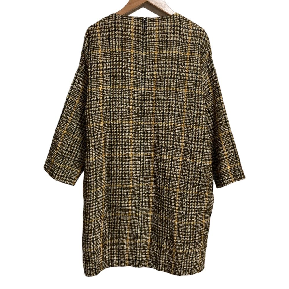 美品 CELINE セリーヌ フィービー期 チェック転写プリント シルクミニ