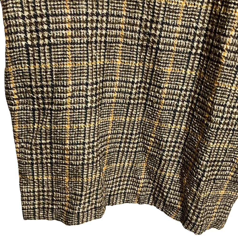 美品 CELINE セリーヌ フィービー期 チェック転写プリント シルクミニ