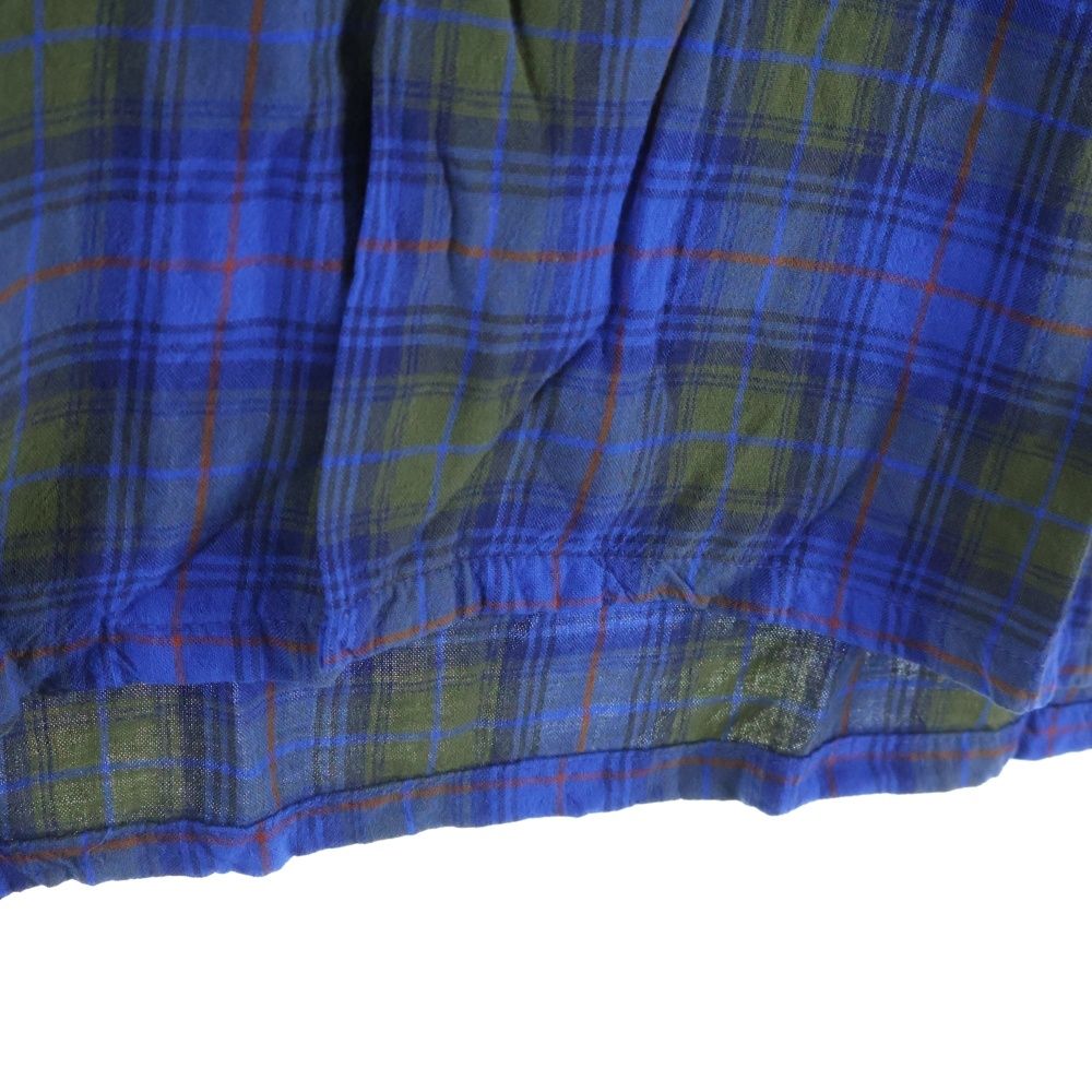 VINTAGE ヴィンテージ 60 S GIMBELS OWN PARKLEIGH RAYON L|S SHIRT ジムベルズ オウン パークリー レーヨン 長袖シャツ ブルー|グレー 七分 長袖カットソー トップス メンズ