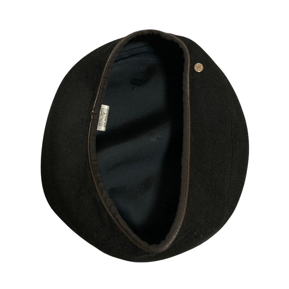 美品 HERMES エルメス セリエ金具 カシミヤ100％ ベレー帽 ハット