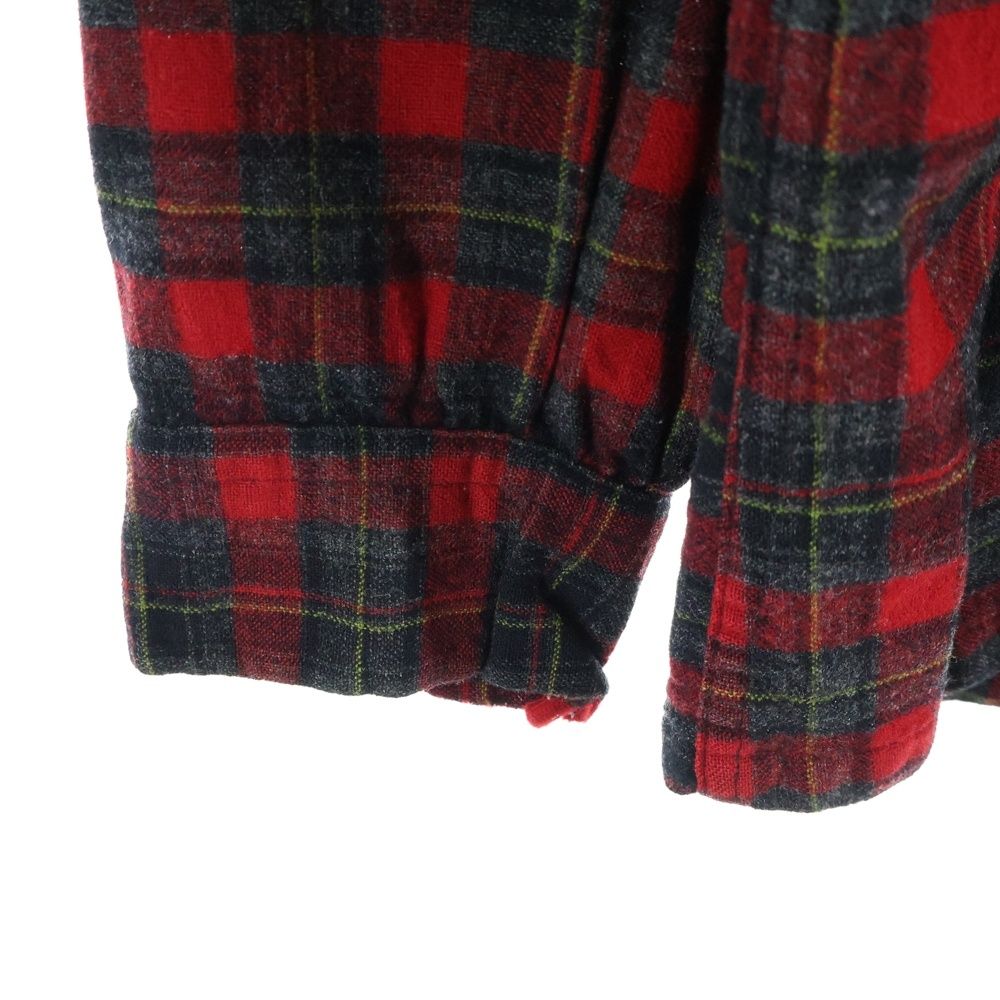  ペンドルトン 50-60 S WOOL CHECK L|S SHIRT ウール チェック 長袖 シャツ レッド|ブラック|イエロー 七分 長袖カットソー トップス