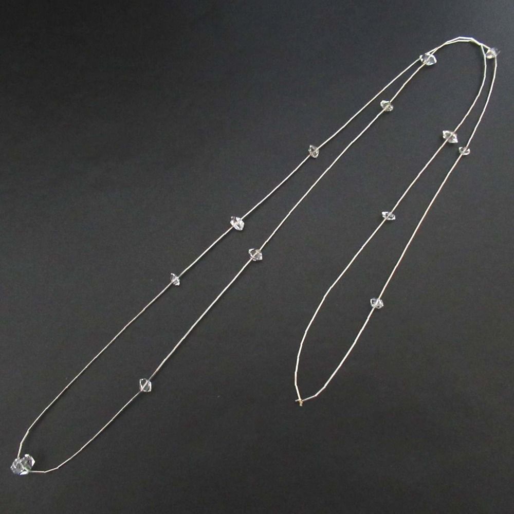 美品 Jurgen Lehl ヨーガンレール クリスタル メタルネックレス