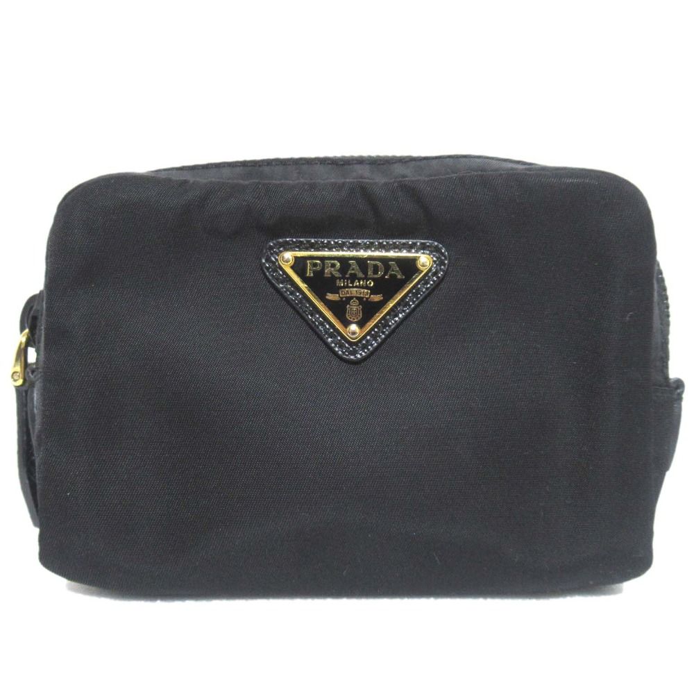 良品 PRADA プラダ トライアングルロゴプレート リナイロンマイクロ
