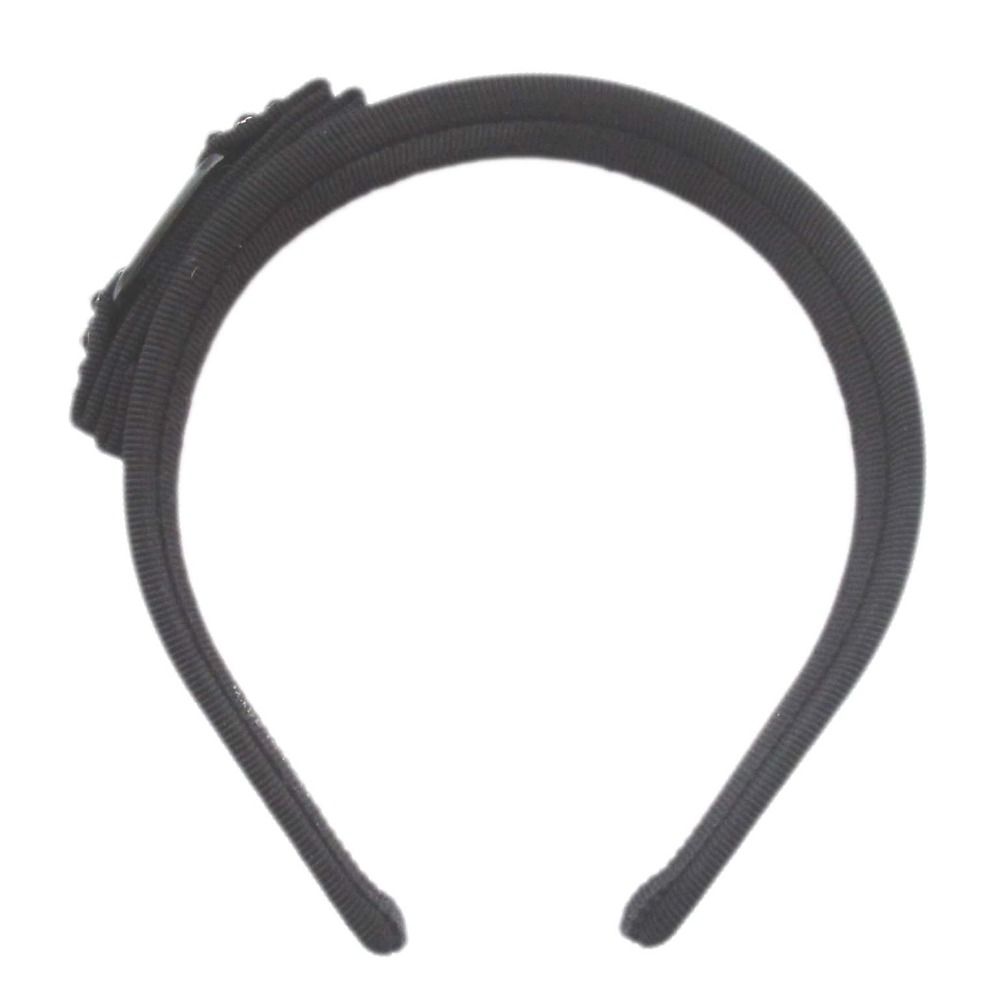 【極美品】サルヴァトーレフェラガモ ヴァラリボン ラインストーン カチューシャ Ferragamo ヴァラリボン ラインストーン カチューシャ FERRAGAMO