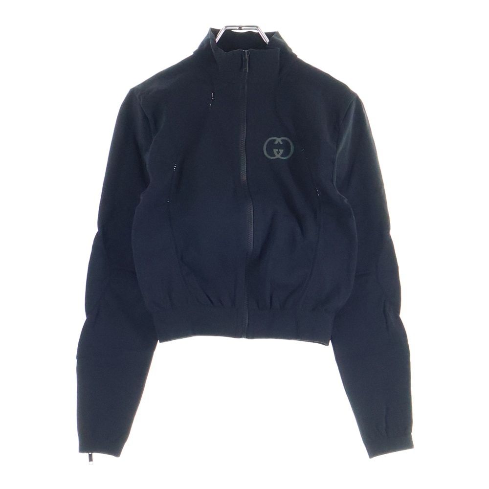 GUCCI グッチ Seamless Jersey Zip Jacket インターロッキングGロゴ シームレスジップアップジャケット レディース ブラック 716747 XJETV
