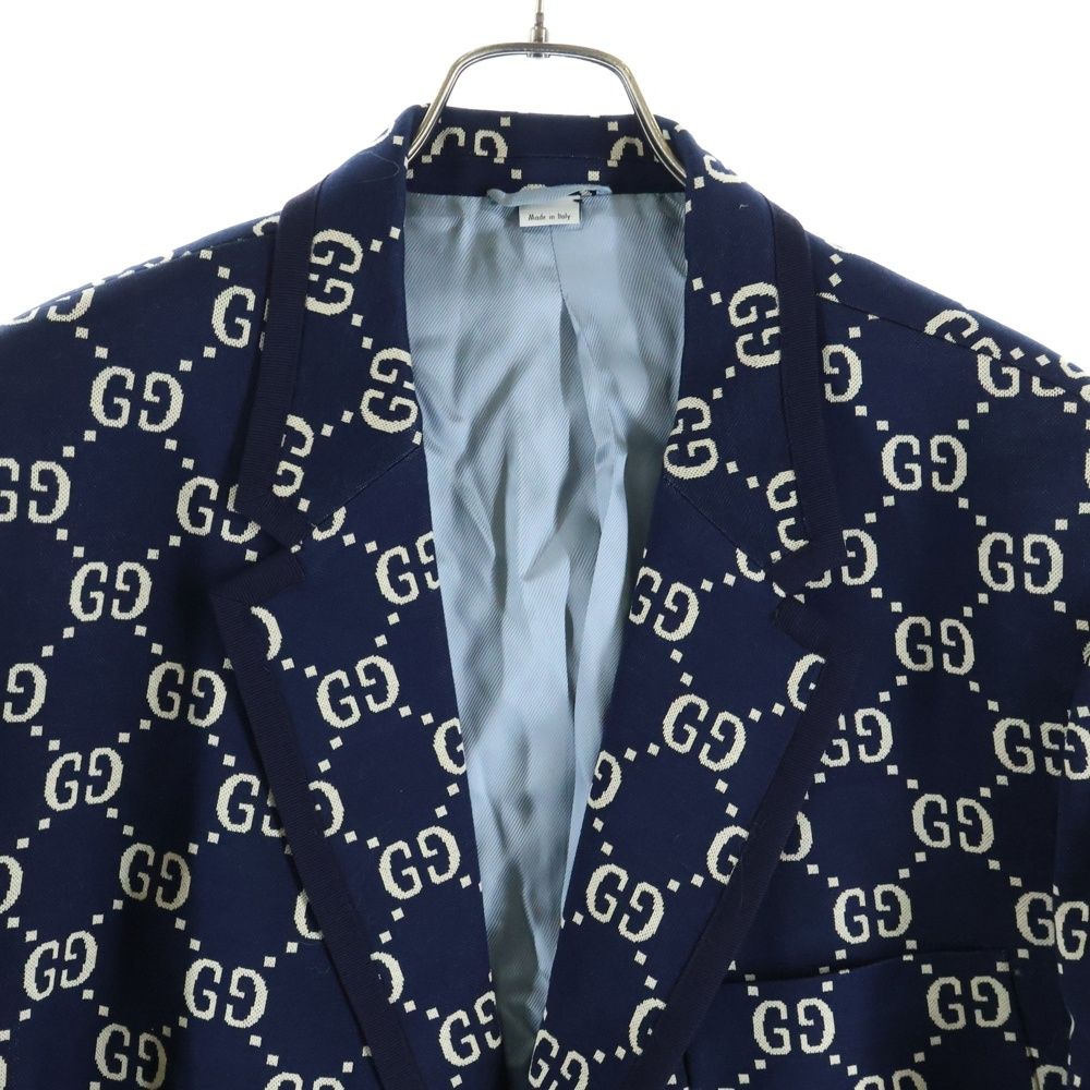 GUCCI (グッチ) 18AW GG Jacquard Jacket ジャガード ウール