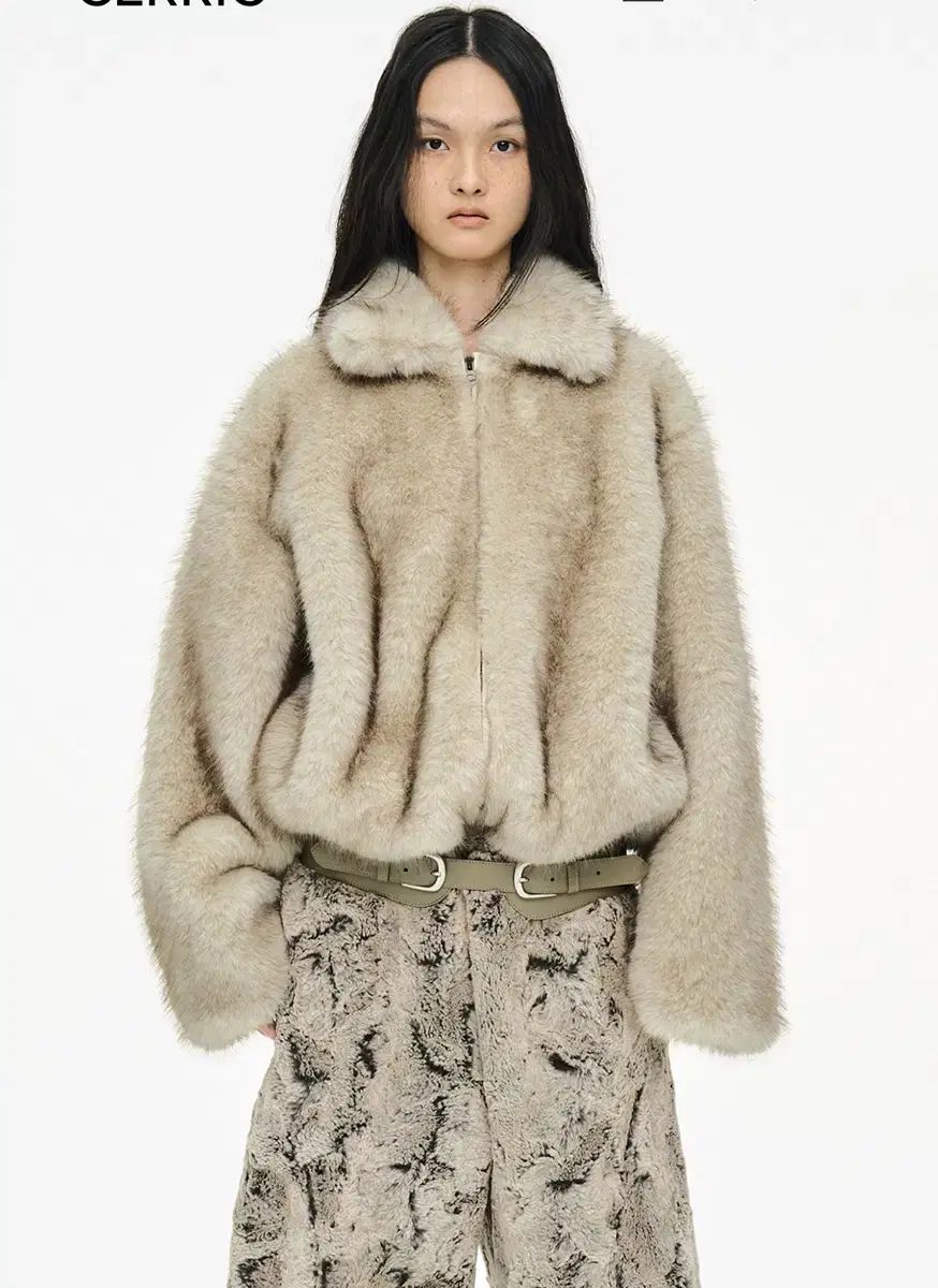 CERRIC セリック ブラッシュド ファー ジャケット