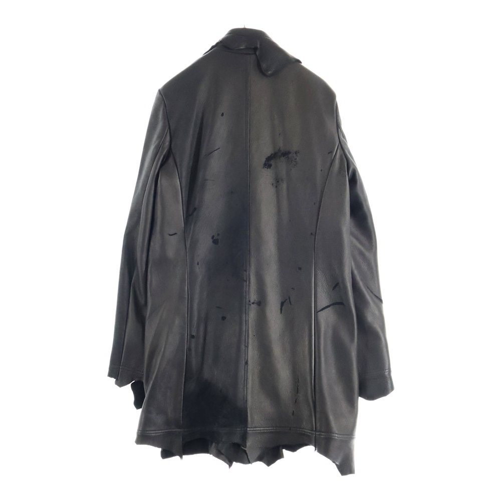 Yasuyuki Ishii (ヤスユキイシイ) カットオフレザーコート 鹿革