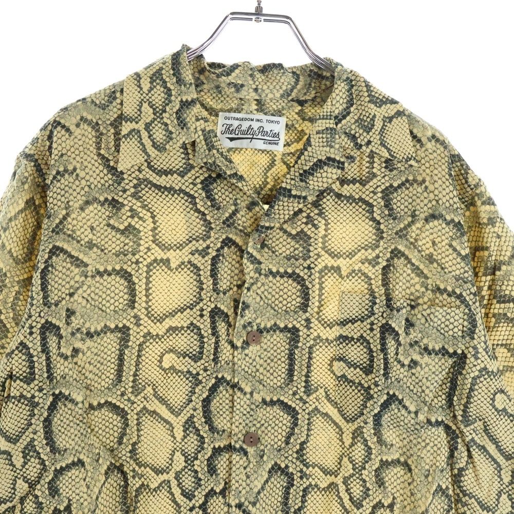 WACKOMARIA PYTHON ARMY SHIRT ワコマリア　パイソン WACKOMARIA PYTHON ARMY SHIRT ワコマリア パイソン WACKO MARIA