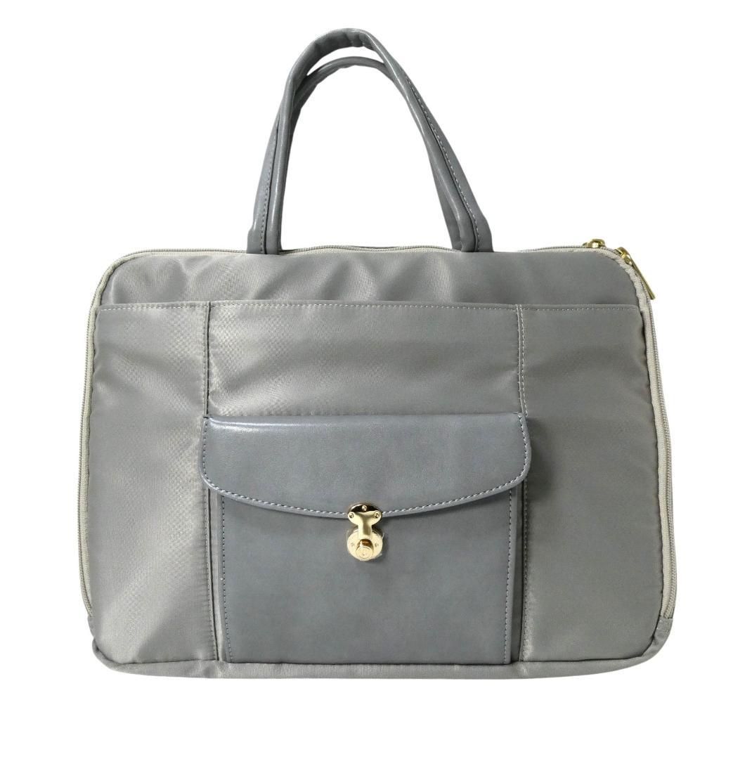 【美品】大容量 ACE エース 2WAY ブリーフケース ビジネスバッグ グレー エース ace. 日本正規品 エースジーン ビジネスバッグ 軽量 出張 ace