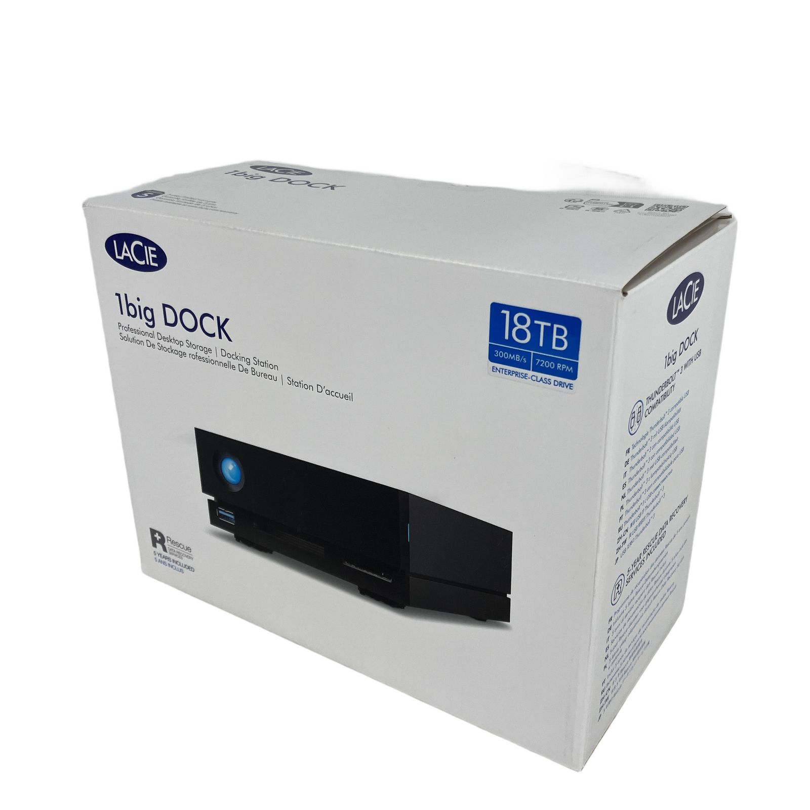 LACIE STHS18000800 1big DOCK 18TB 外付けHDD ハードディスク ラシー