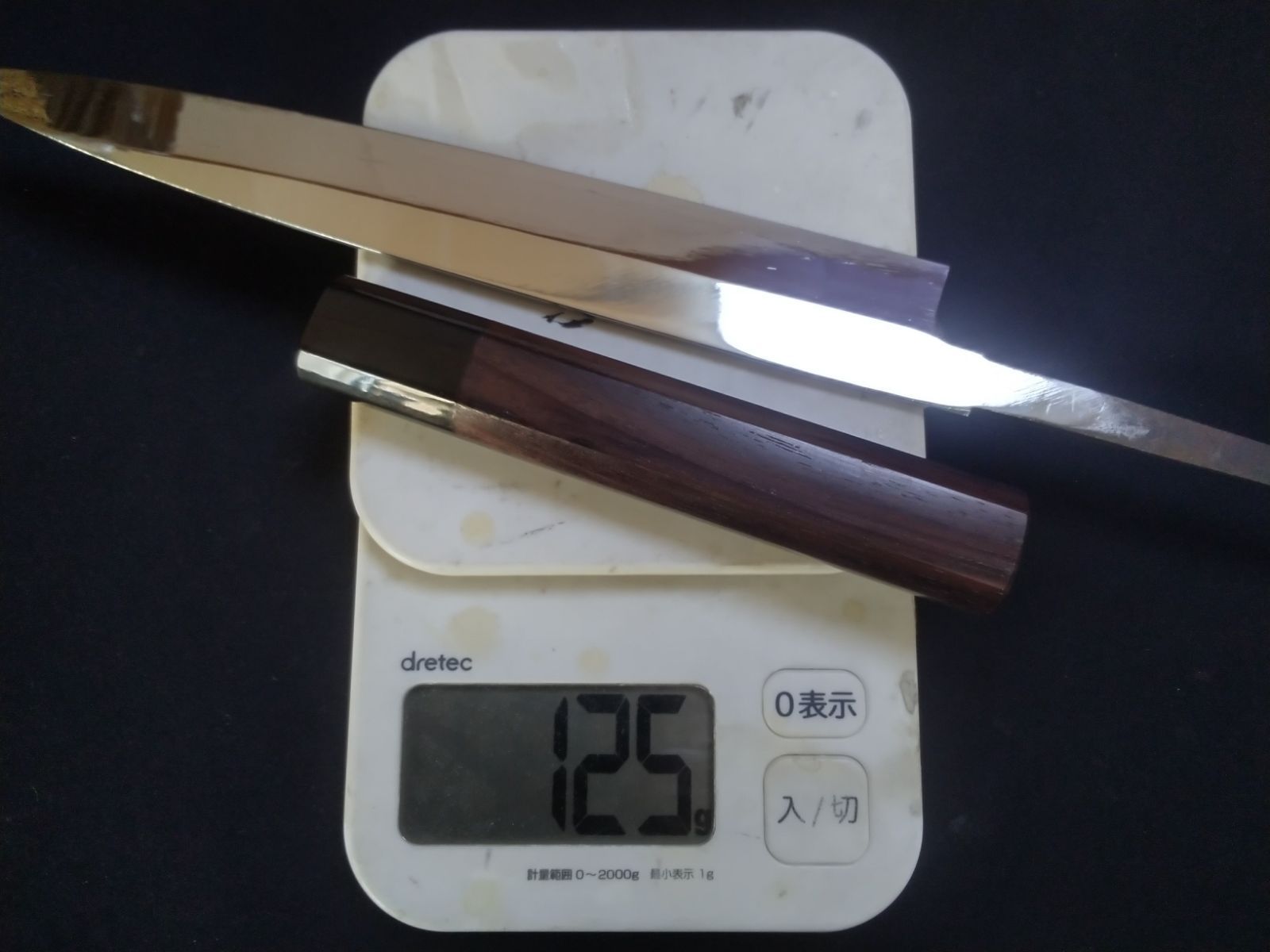 城山刃物製作所(堺業務用刃物メーカー直売)七寸 柳刃包丁 白二鋼二層鋼