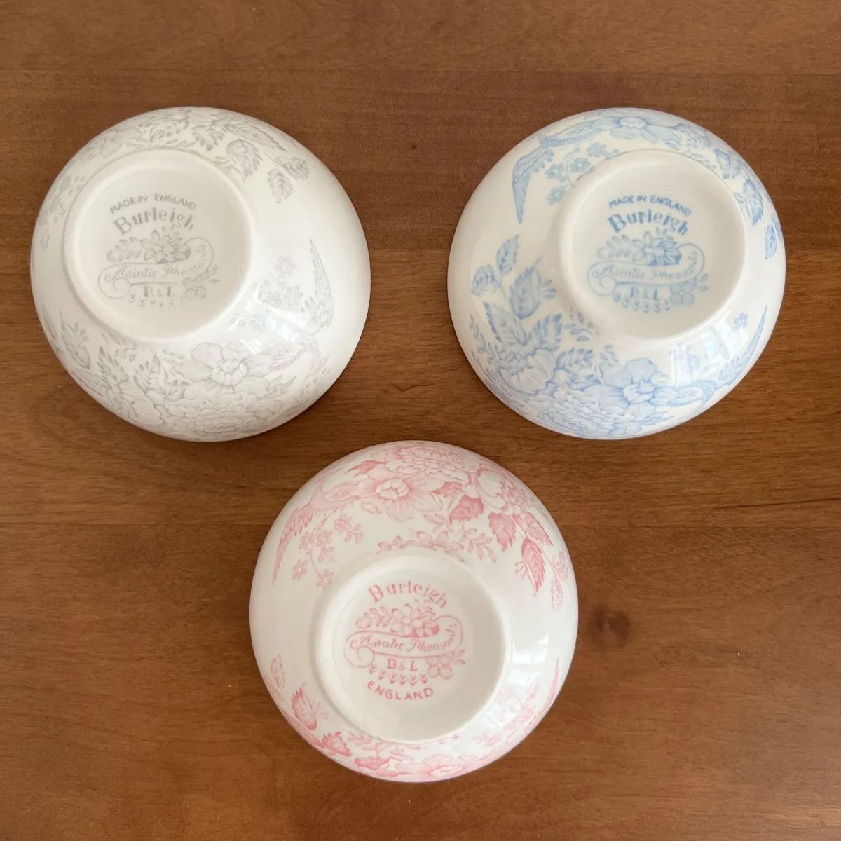 バーレイ アジアンティックフェザンツ　シュガーボウル2個セットLサイズ イギリス食器 Burleigh グリーンアジアティックフェザンツ シュガー